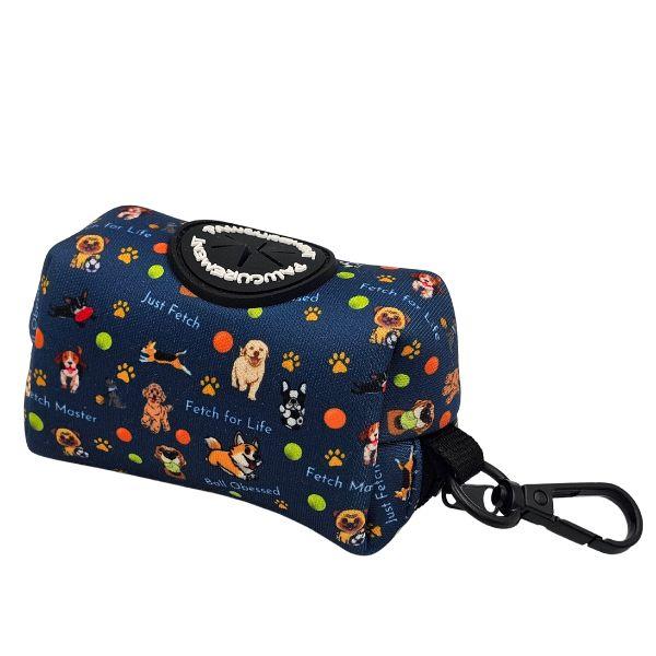 Blue Fetch For Life Poop Bag Holder