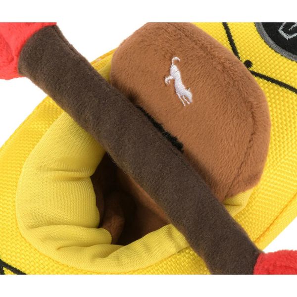 P.L.A.Y. Camp Corbin Collection | Close-up view of Camp Corbin K9 Kayak plush dog toy