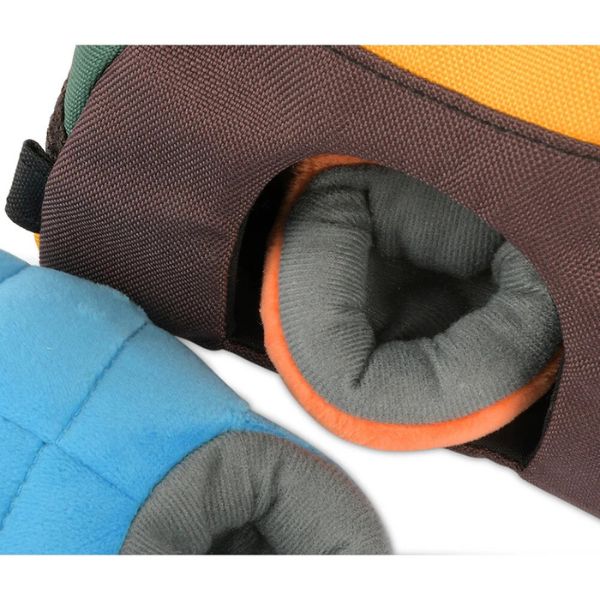 P.L.A.Y. Camp Corbin Collection | Close-up view of Camp Corbin Trailblazing Tent plush dog toy