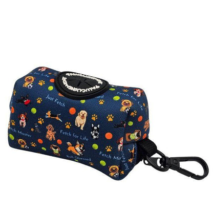 Blue Fetch For Life Poop Bag Holder