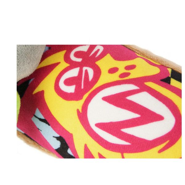 Close-up of P.L.A.Y. 90s Classics Kickflippin' K9 Skateboard