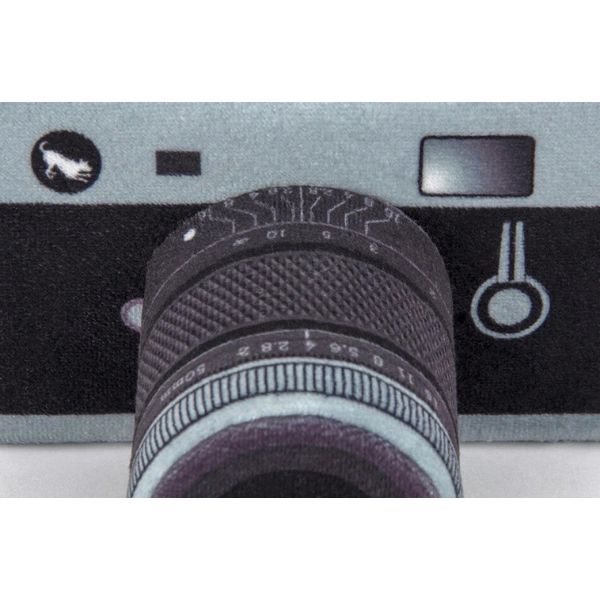 P.L.A.Y Globetrotter Collection | Lens Licker Camera plush dog toy in focus