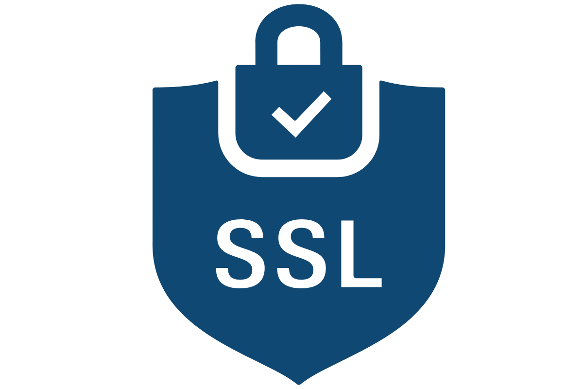 SSL secure checkout badge ensuring safe online payment
