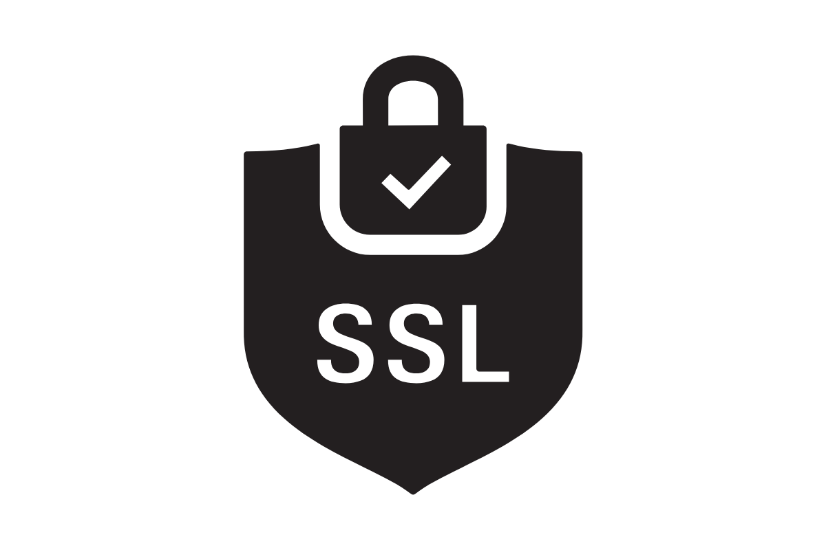 SSL secure checkout badge ensuring safe online payment