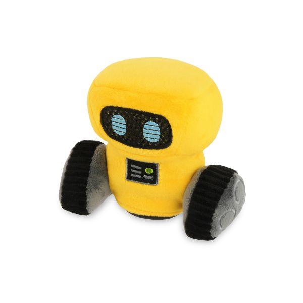 P.L.A.Y. Alien Buddy Robo-Rover dog toy shown at a 45-degree angle highlighting its colourful alien-inspired design and plush texture.