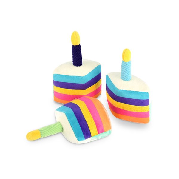 Colorful P.L.A.Y. Party Time Bone-appetite Cake plush dog toy